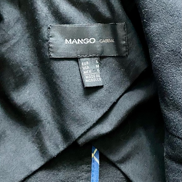 Mango Black Blazer Size M US - Picture 5 of 5